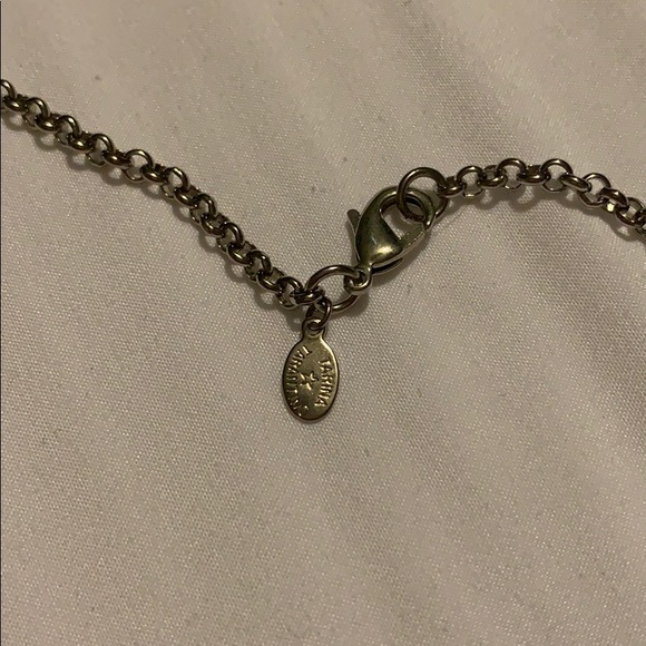 Tarina Tarantino pirate sword silver long necklace - Picture 5 of 5